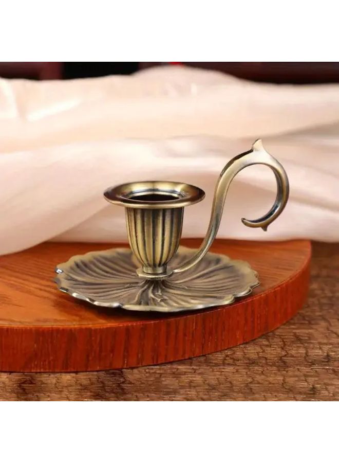 Nordic Style Silvery Zinc Alloy Candle Holder Elegant Home Living Room Decor - Image 5