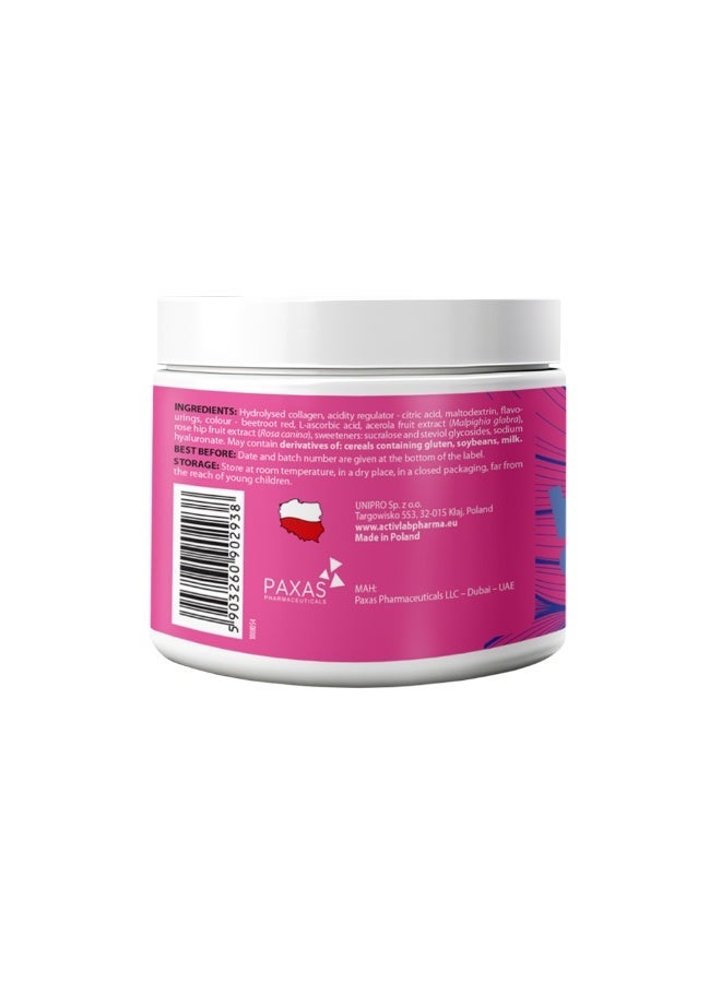 Activlab Pharma Collagen Skin Beauty, Hyaluronic acid and Vitamin C, 200g - Image 2