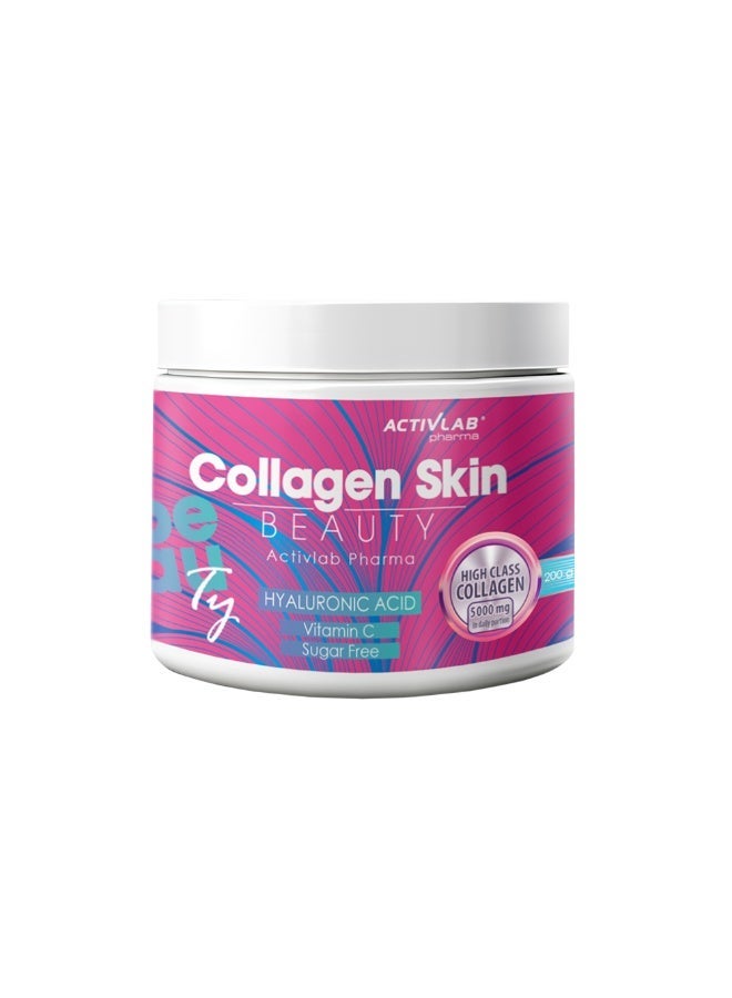 Activlab Pharma Collagen Skin Beauty, Hyaluronic acid and Vitamin C, 200g - Image 1