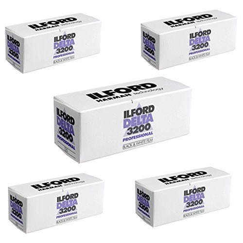 Ilford 5 × فيلم طباعة أسود وأبيض إلفورد دلتا 3200 بروفيشونال، 120 (6 سم)، ISO 3200 (1921535) - Image 2