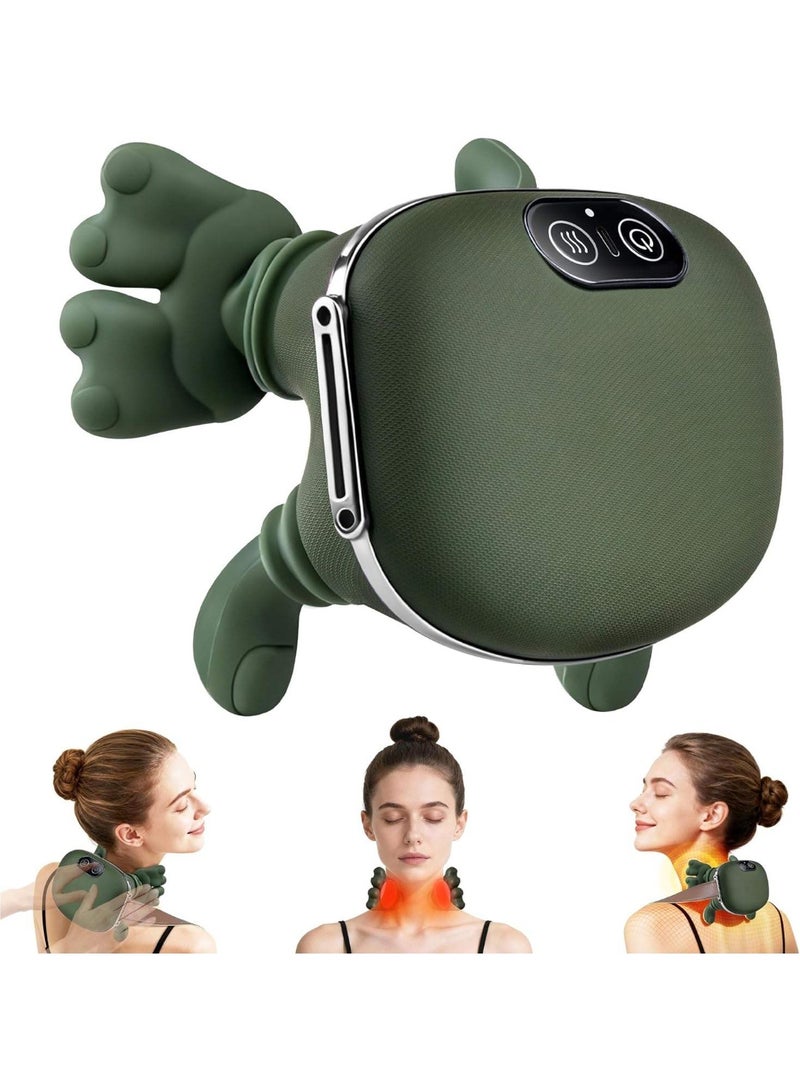 Hand Palm Shoulder Neck Massager, Neck and Shoulder Heating Massager, Shoulder, Neck, Lower Abdomen Massager, Leg Pain Relief, Gifts for Men Women, Compact and Lightweight - Image 1