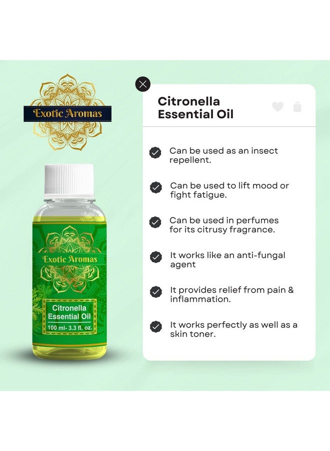 Exotic Aromas Citronella Essential Oil,100 Ml - Image 4