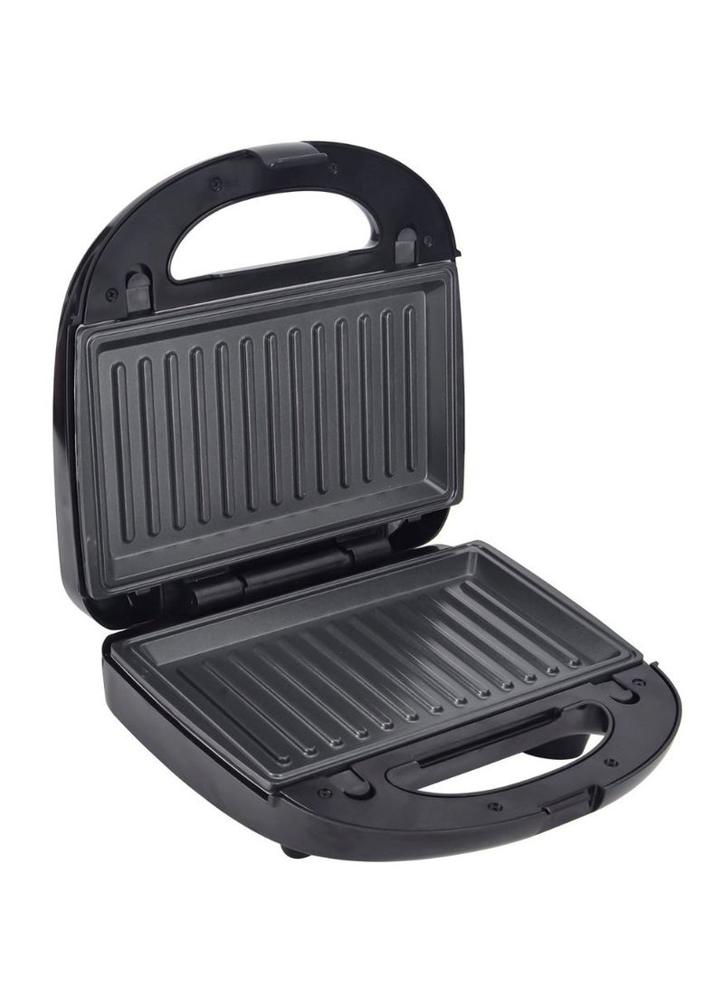 Clikon 3-in-1 Sandwich Maker – 750W Power, Removable Non-Stick Plates, Grill, Waffle & Sandwich Functions, Dishwasher Safe Plates – CK2442 – Black 750 W CK2442 black - Image 4