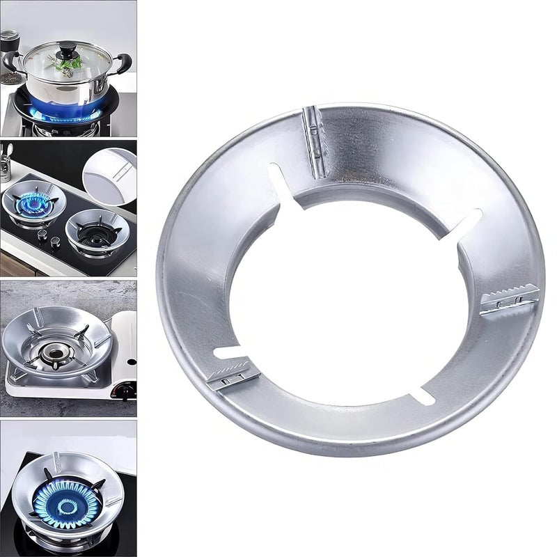 DISONE Gas Saver Burner Stand Gas Burner Cover Gas Saver Jali Home Gas Stove Fire Windproof Energy Saving Stand Gas Stove Stand Max Gas SaviourPack of 2 - Image 1