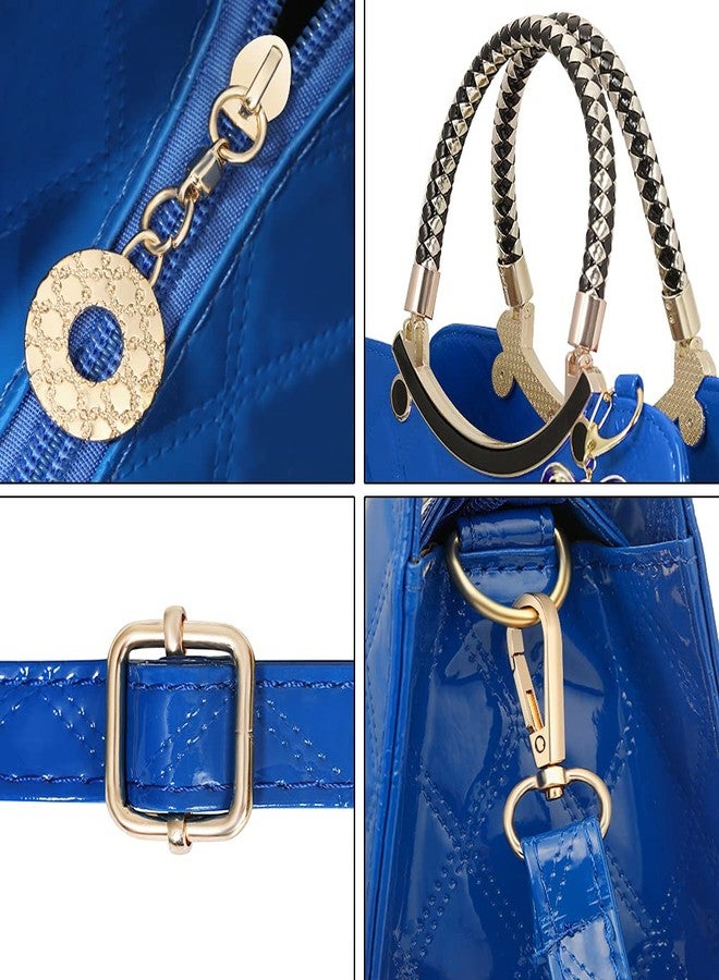 TIBES Shiny Patent Leather Women Purses and Handbags Ladies Fashion Top Handle Satchel Shoulder Totes Crossbody Bags - Image 5
