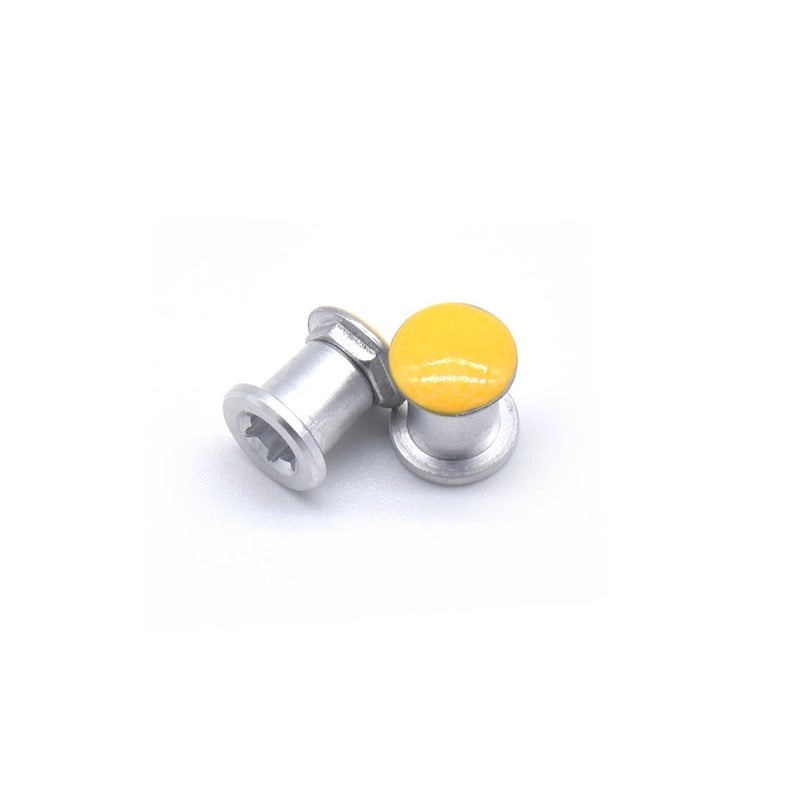 Generic HKUCO Replacement Yellow/White 2 pairs Screws Stainless Steel For Oakley Jawbone  - Image 2