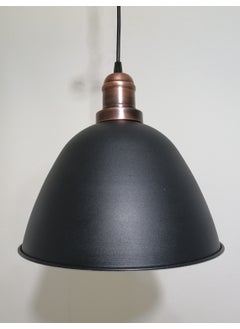 Riolight Retro Black Inside White Single Metal Pendant Diameter: 28CM  - Image 2