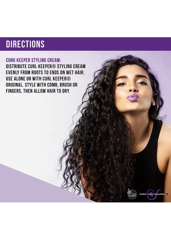 Curl Keeper Styling Cream (8 Fl Oz (Pack Of 1))  - Image 5