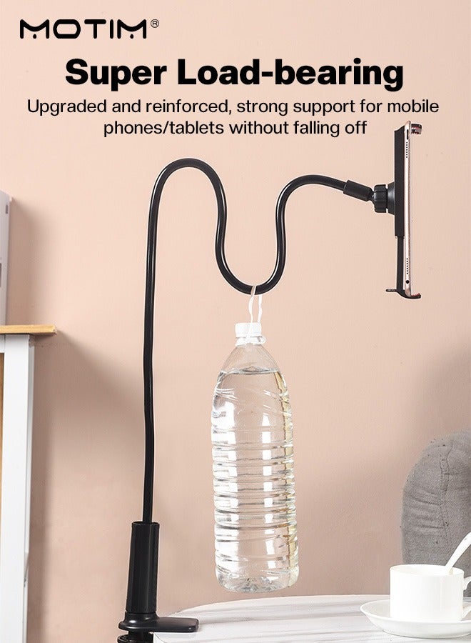 Motim 1.1M Gooseneck Tablet and Phone Clip Clamp on Stand Holder, 360° Rotating Long Arms Cell Phone Clip Mount Hands Free, Flexible Stand for 4.0-10.6 Phones Ipad, Mobile Stand Baby Monitor - Image 5