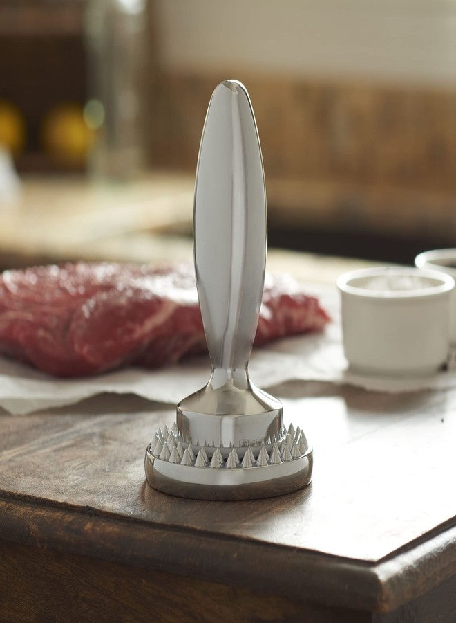 Household Essentials Meat Tenderizer, Reversible Dual Use, Chrome Plated - Image 4