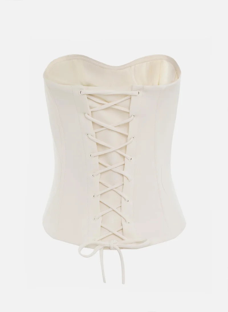 Lichi  Monochrome corset with open shoulders for Women | Best Price UAE