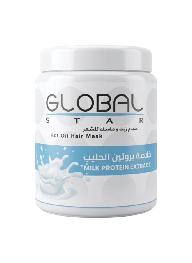 Hair Oil Bath Cream and Hair Mask With Milk Protein Extract, 1000 ml