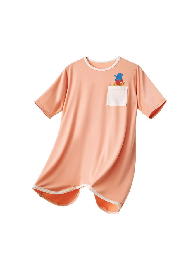 Children's Sleeping Bag, Class A Antibacterial, Cool-touch Bamboo Fiber, Baby Split-leg Sleepwear, Short-sleeve Anti-kick Quilt, Boys' Pajamas