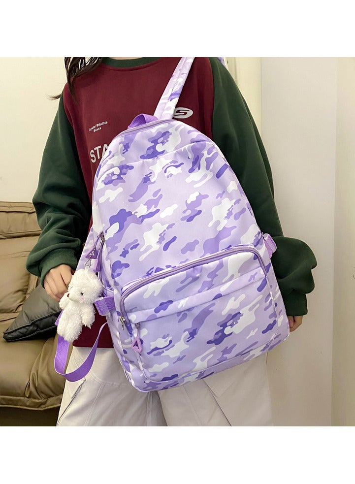 AUTOYSUR 3 Pcs School Bags Set,Backpack for Girls School Backpack for Girls School Bag for Kids Bookbag Teen Girls Backpack with Lunch Box,Purple - Image 3