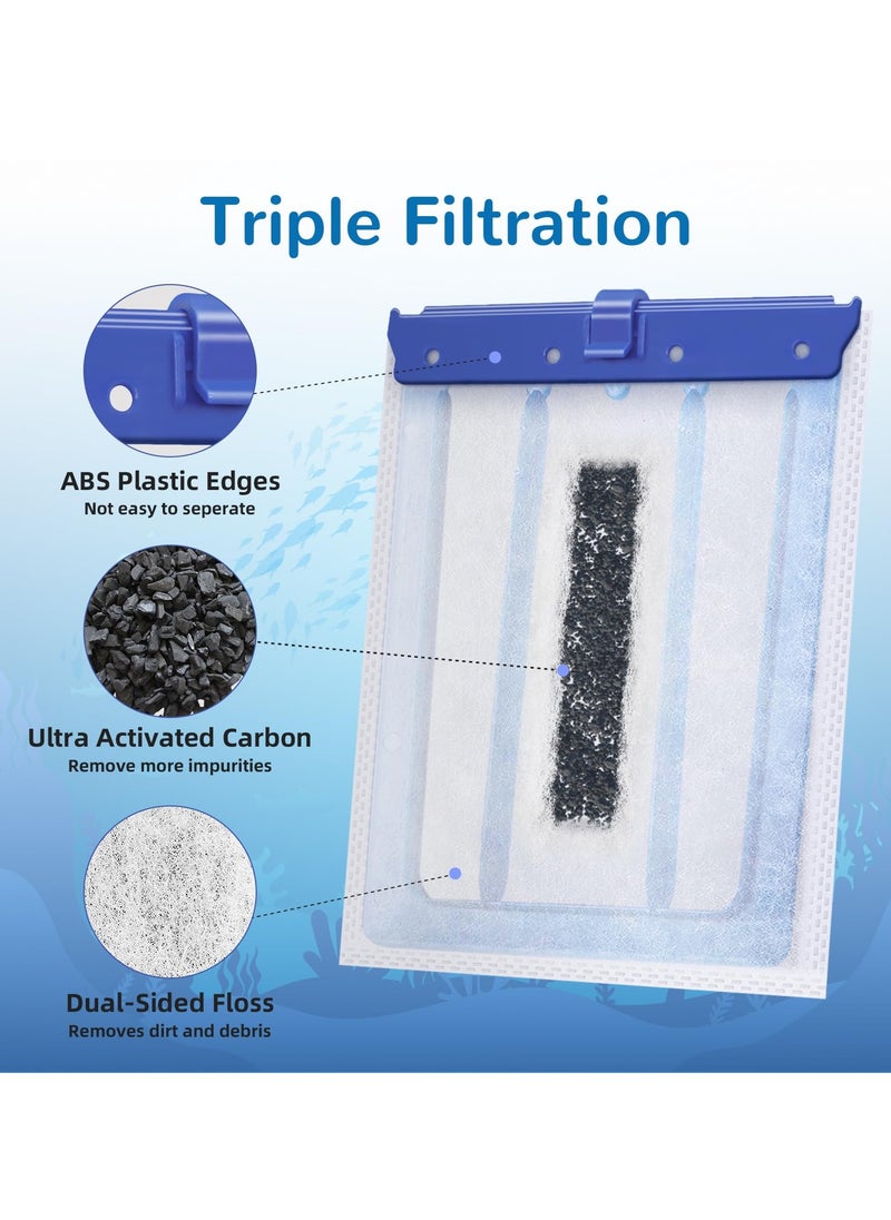 Large Aquarium Filter Cartridge, Replacement for Tetra Whisper Bio-Bag Power Filters and Tetra ReptoFilter Cartridges, for Large Aquariums