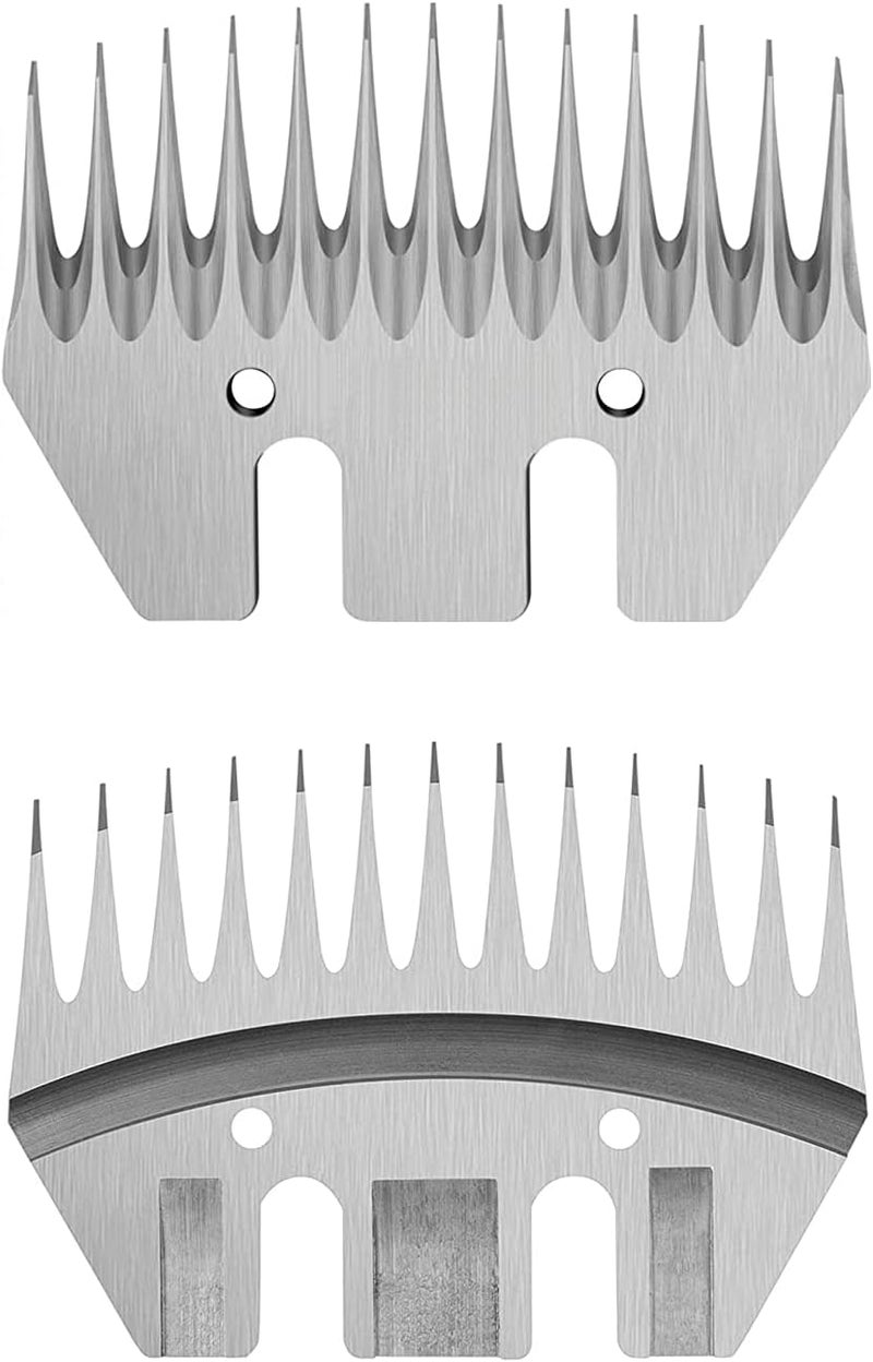 Dragro Sheep Clippers Replacement Blades, Professional Stainless Steel Clipper Blades for Thick Coat Animals - Image 4