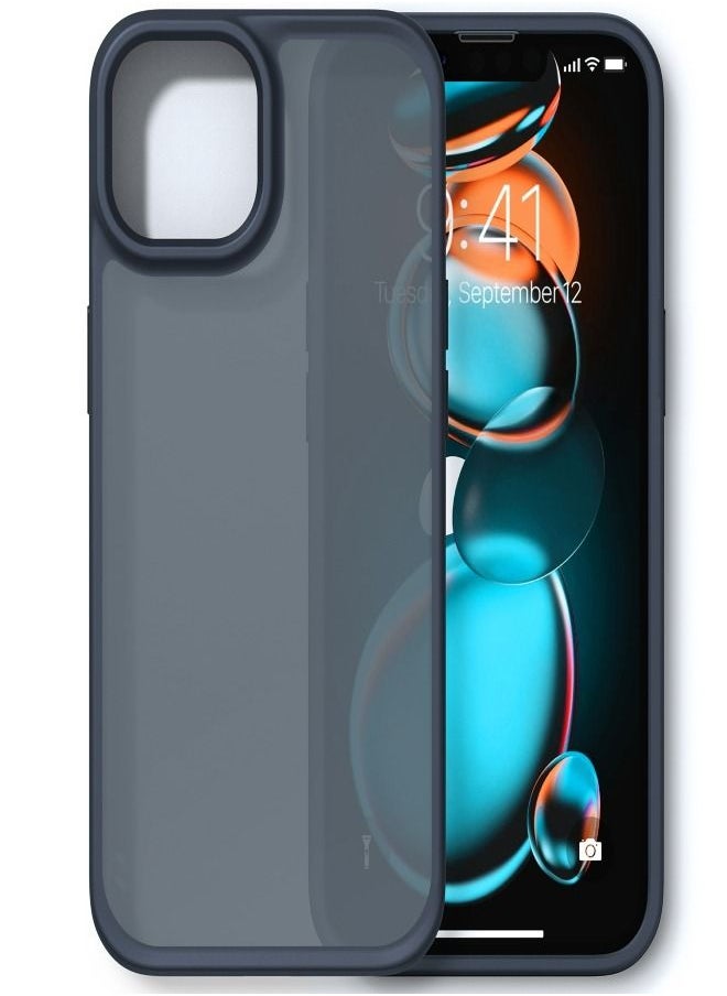 TORRAS - TORRAS Shockproof Designed for iPhone 14 Case for iPhone 13 Case [Military Grade Drop Tested] Shockproof Protective Hard Back Slim Case for iPhone 13/iPhone 14, Black-Guardian Series - Image 1