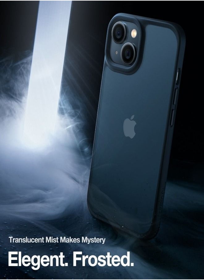 TORRAS - TORRAS Shockproof Designed for iPhone 14 Case for iPhone 13 Case [Military Grade Drop Tested] Shockproof Protective Hard Back Slim Case for iPhone 13/iPhone 14, Black-Guardian Series - Image 1