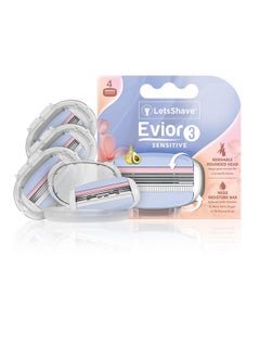 LetsShave Evior 3 (Evior 3 (Pack Of 4 Blades))  - Image 1