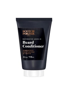 scotch porter Scotch Porter Restorative Leave-In Beard Conditioner - Deep Conditioning Softener with Lightweight Feel, Reduces Frizz & Provides Long-lasting Hydration & Shine to Dull, Dry, Coarse Beards - 4 oz.  - Image 1