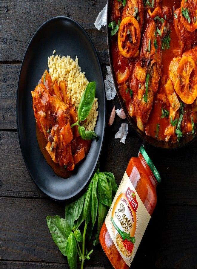 Gefen Classic Marinara Sauce 26oz (2 Pack) Rich Tasteing - Made with EVOO | Kosher (Including Passover) - Image 4