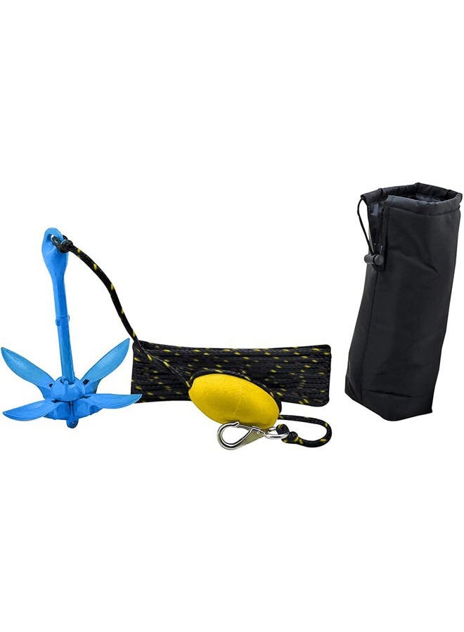 XIALUO Marine Kayak Anchor Kits 7 lb Folding Anchor Accessories with 50 ft Rope for Fishing Kayaks, Canoe, Jet Ski, SUP Paddle Board and Small Boats - Image 4
