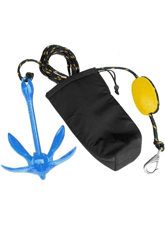 XIALUO Marine Kayak Anchor Kits 7 lb Folding Anchor Accessories with 50 ft Rope for Fishing Kayaks, Canoe, Jet Ski, SUP Paddle Board and Small Boats - Image 1