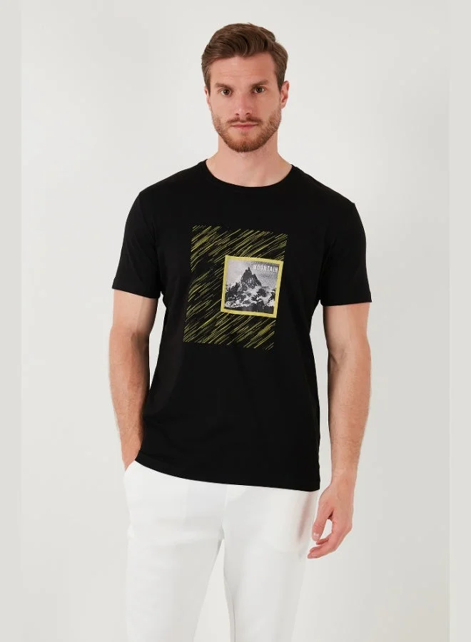 Buratti  Buratti Cotton Slim Fit Crew Neck T Shirt Men's T SHIRT 646R8320 for Men | Best Price UAE