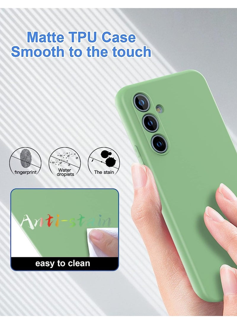ICARLUS For Samsung Galaxy A25 5G Case Slim Liquid Silicone Protective Cover Dark Green  - Image 5