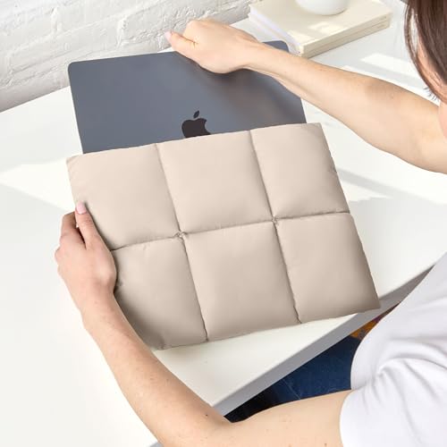 Vandel Puffy Laptop Sleeve 13 inch - 14 inch Waterproof Laptop Sleeve Case, Compatible with 13 inch MacBook Air/Pro 13 / MacBook Pro 14, iPad Pro 12.9, 13.3 in HP Dell, Air Case, Computer Bag Cover - Image 5