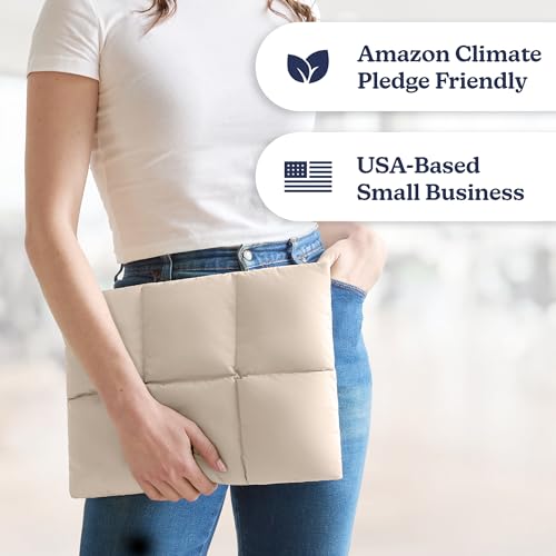 Vandel Puffy Laptop Sleeve 13 inch - 14 inch Waterproof Laptop Sleeve Case, Compatible with 13 inch MacBook Air/Pro 13 / MacBook Pro 14, iPad Pro 12.9, 13.3 in HP Dell, Air Case, Computer Bag Cover - Image 3