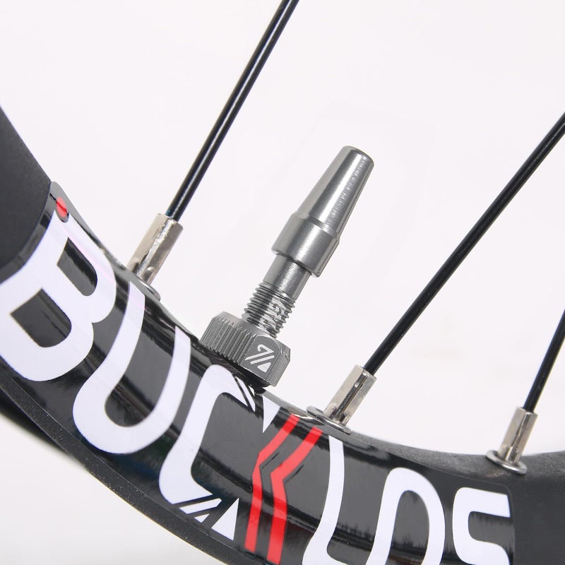 BUCKLOS Tubeless Presta Valve Stem 40/44/55/60/65/80/100 mm, Valve Stem Kit with Valve Core Removal Tool for Road Bike/Mountain Bike/MTB, Fit Most Bicycle Rims, Super Light Durable Aluminum Stem - Image 4