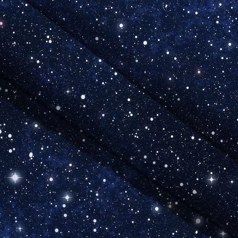 GOAOK Outer Space Galaxy Tapestry, Dark Blue Starry Night Sky Stars Moon Ceiling Tapestries, 60"X40"Inch Fantasy Cosmic Universe Celestial Small Tapestry Wall Hanging for Bedroom Room Dorm - Image 5