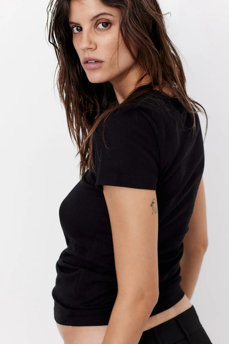 H&M MAMA Ribbed top