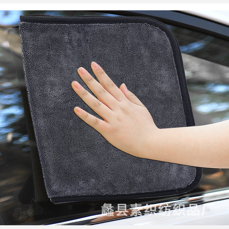 Twisted Braid Cleaning Cloth Car Towel Microfiber Special Car Thickened Absorbent Car Wash Towel - Image 3