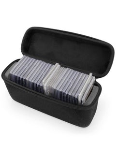Graded Card Case Compatible With 30+ Bgs Psa Graded Sports Trading Cards Or 140+ Top Loader Card Storage Case With Scratch Resistant Custom Card Carrying Case Interior