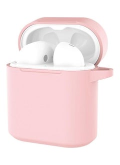 Silicone Charging Box Protective Case For Huawei Honor FlyPods And FreeBuds2 Pink