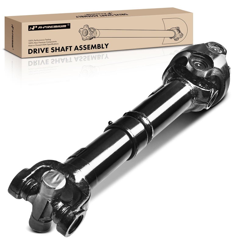 A-Premium APremium Rear Complete Drive Shaft Prop Shaft Driveshaft Assembly Compatible with Jeep Wrangler 19871993 4WD Only for 4 to 6 Inch Lift Replace 53005401