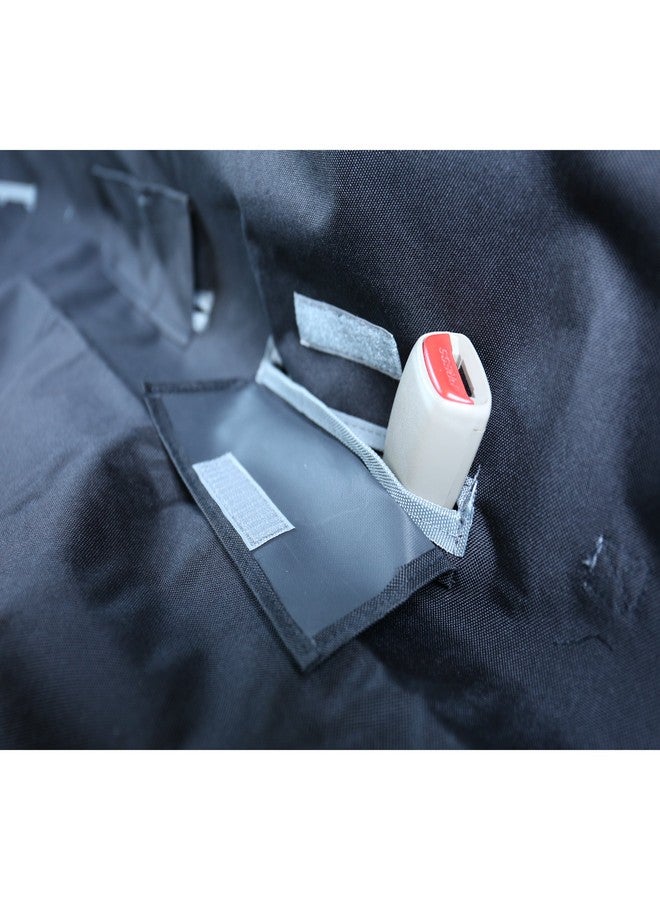 K-Cliffs Dog Carseat Cover Waterproof Pet Seat Protector Hammock Liner for Cars Trucks and SUVs 58” x 56” - Image 3