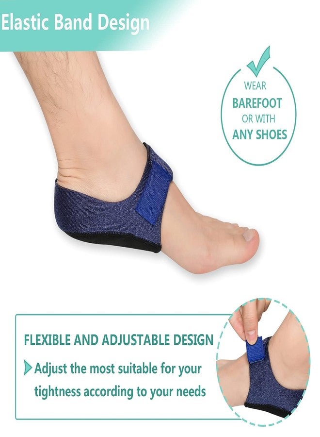 MANIBAM IMPEX Gel Heel cups Silicon Heel Pad for Heel Ankle Pain, Heel Spur Shoe Support Pad for Men and Women Shock Cushion Pad for Heels Cushion Heel(1Pair) - Image 4