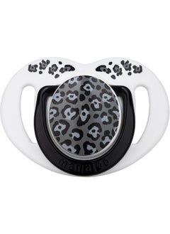 Mamajoo Sterilization & Storage Box Silicone Orthodontic Double Pacifier Anthracite Leopard / 12 Months +  - Image 2
