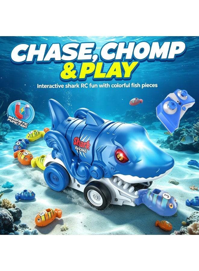 New Style Remote Control Greedy Shark Car, Multiplayer Battle, Swallowing Mutual Bite Remote Control Car, Children's Educational Toys 7-14 Years Old - Image 1