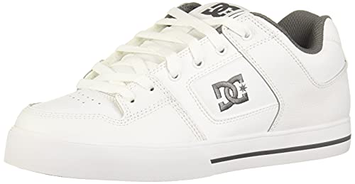 DC Shoes Pure- WHITE/BATTLESHIP/WHITE- 7.5 - Image 1