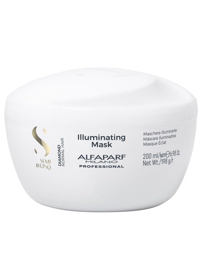 ALFAPARF MILANO Alfaparf Milano Semi Di Lino Diamond Illuminating Hair Mask - Deep Conditioning Hair Treatment For Damaged & Dry Hair (6.98 oz)  - Image 1