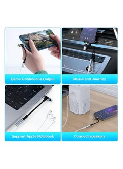 Excefore Lightning to 3.5 mm Headphone Jack Adapter 2-IN-1 Headphone Adapter for iPhone Type C to 3.5mm Female Headphone Jack Adapter Compatible with Samsung Galaxy  - Image 4