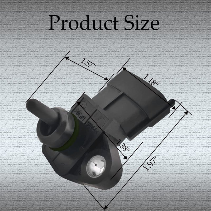 Middrivr حساس خريطة ضغط الهواء المطلق لمجمع Middrivr 39300-2B000 - Image 2