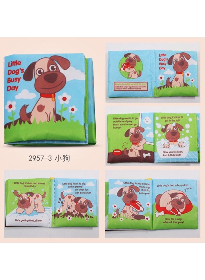 XL English Touch Cloth Book Educational Toys Tearable Baby Cloth Book Ringing Paper Enlightenment Book Early Education Toys - Image 4
