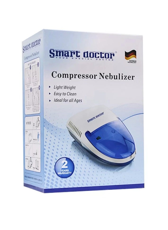 نيوبليندز جهاز نيبولايزر سمارت دكتور – جهاز بخار لعلاج ضيق التنفس والربو وحساسية الصدر مع سرعات متغيرة وملحقات كاملة - Image 5