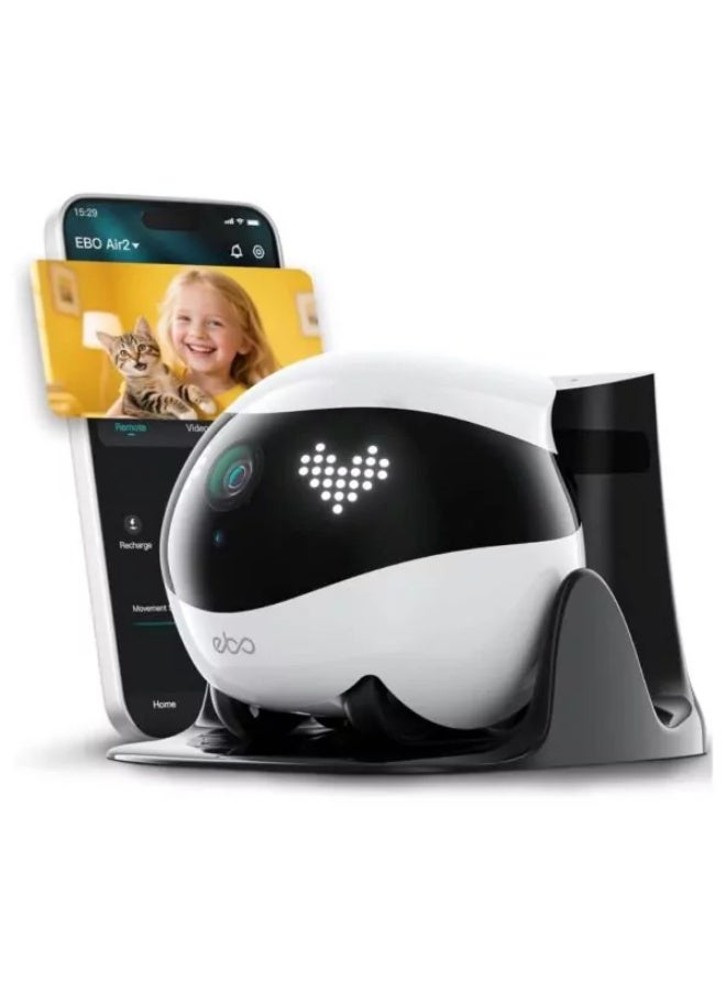 Enabot EBO Air 2 FamilyBot – Indoor Security Camera Robot (2K Pet Camera) - Image 1