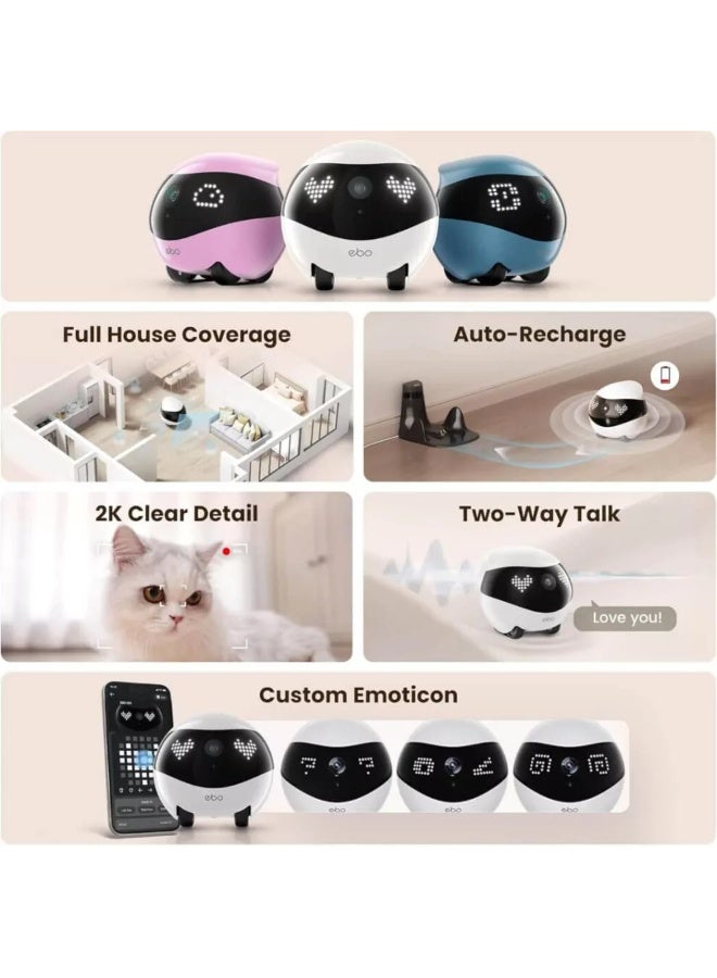 Enabot EBO Air 2 FamilyBot – Indoor Security Camera Robot (2K Pet Camera) - Image 3